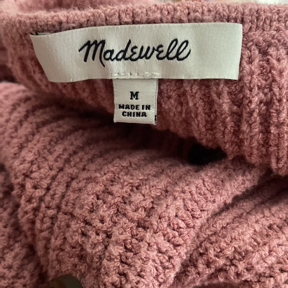 Madewell M Ruffle-Strap Button-Front Sweater Tank… - image 3